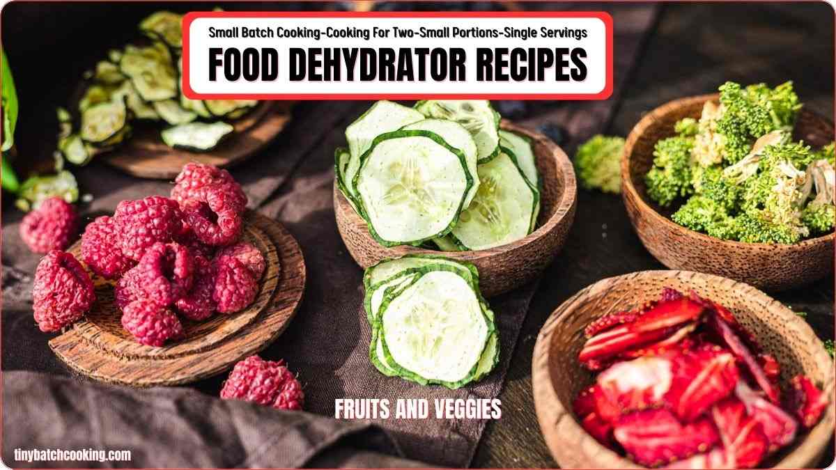 Ingredients for Dehydrator Recipes.