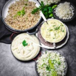 Recipes with cauliflower rice.