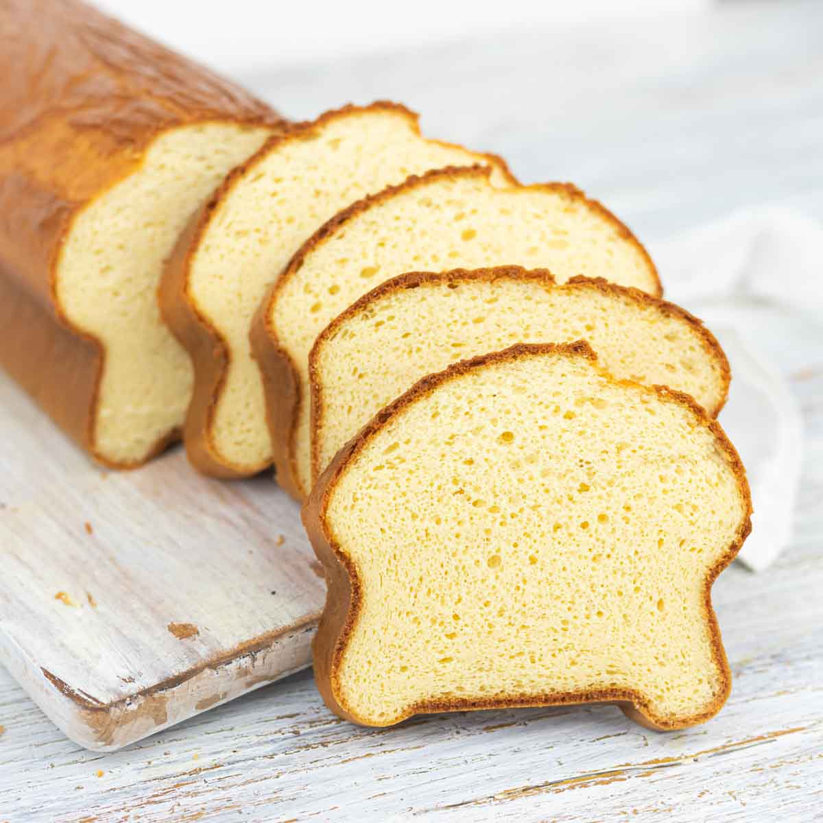 Slices of sweet bread recipe.