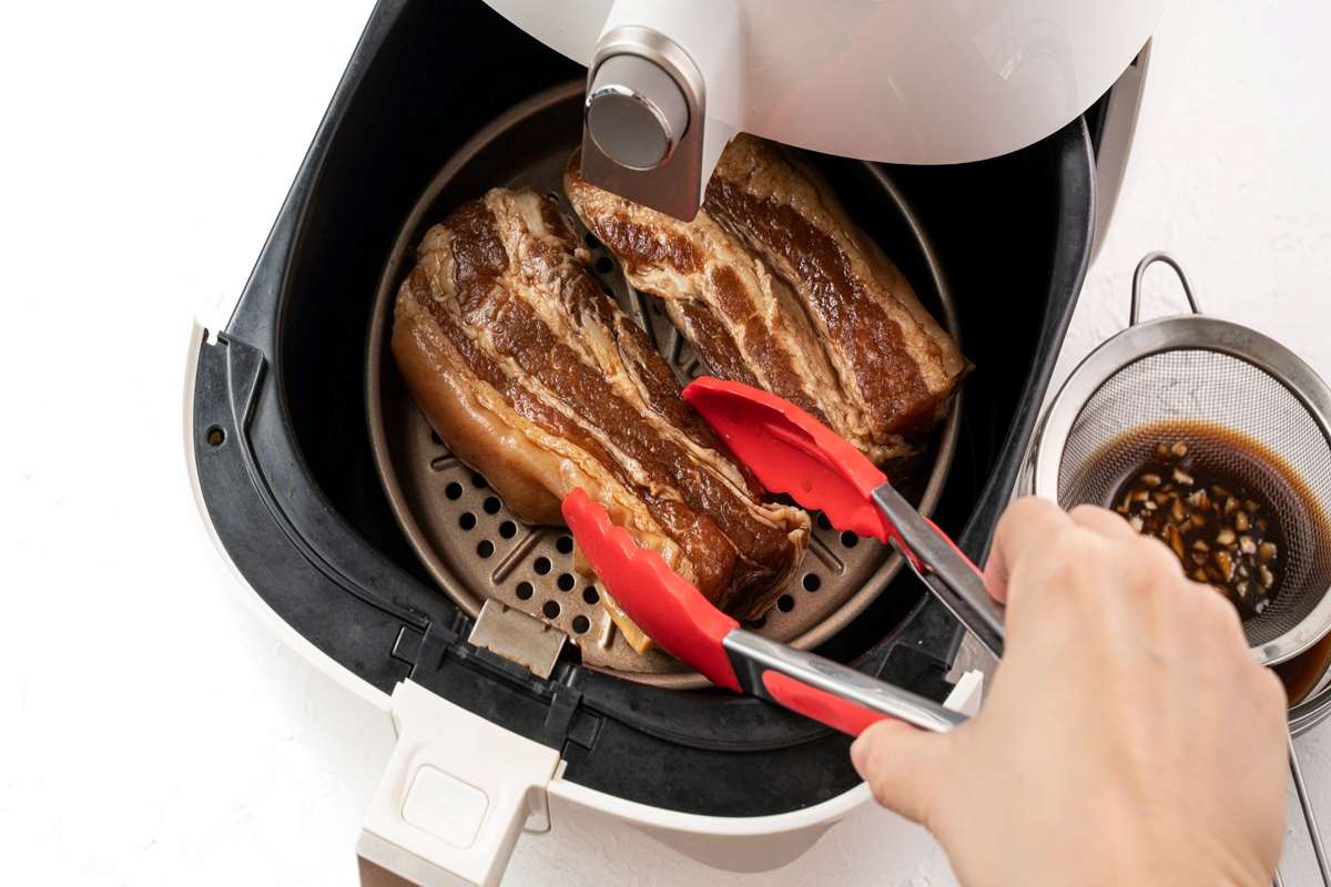 Barbeque in an air fryer.