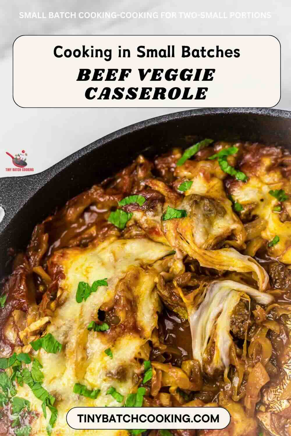 Cheesy beef and vegetable casserole.